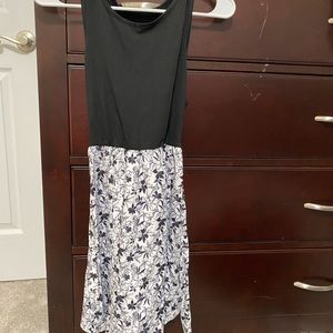 Cupshe black and white floral summer dress. NWT, medium